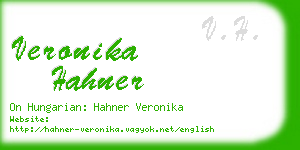 veronika hahner business card